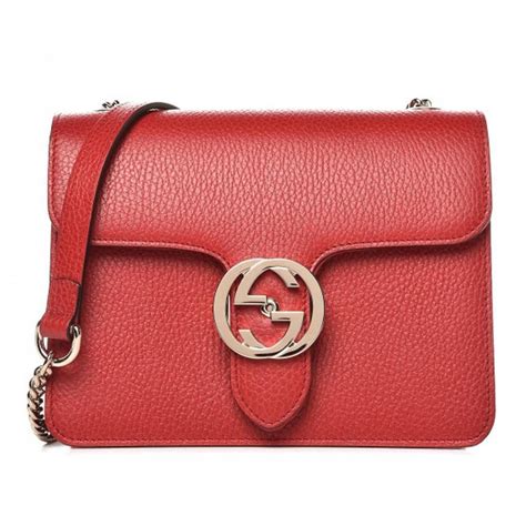 gucci interlocking red leather crossbody bag|genuine gucci crossbody bags.